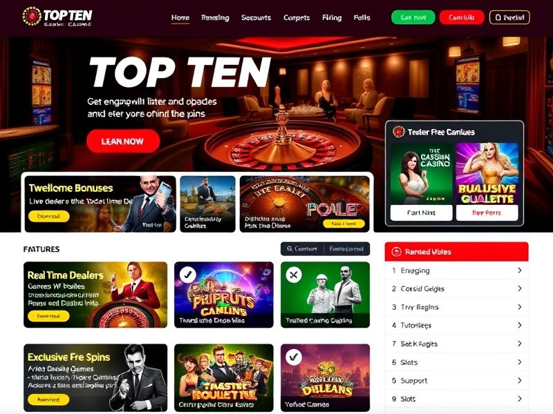 Explore the top 10 online casinos for 2024 with expert reviews, game guides, and bonus comparisons. Your guide to the best real-money gambling options, gambling rules, and safe, verified platforms.